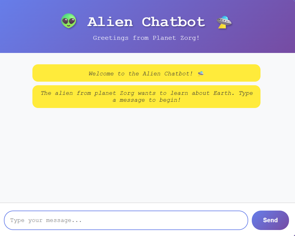 Alien Chatbot